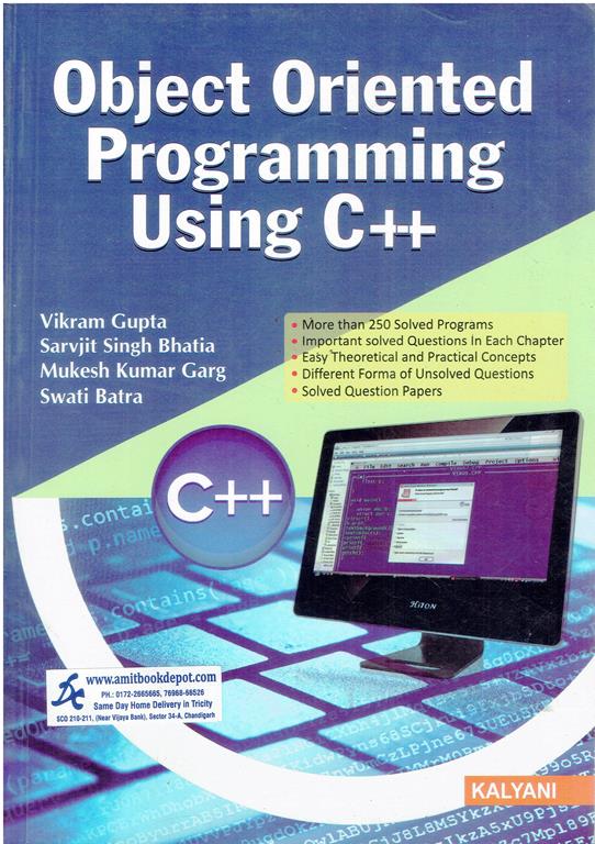 Object Oriented Programming Using C++ BCA 2nd Semester PU Chandigarh