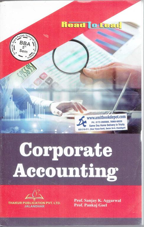 Thakur Corporate Accounting for BBA 5th Sem PTU