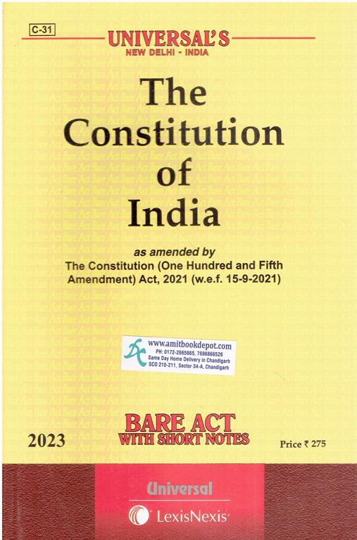 Universal Bare Act The Constitution of India