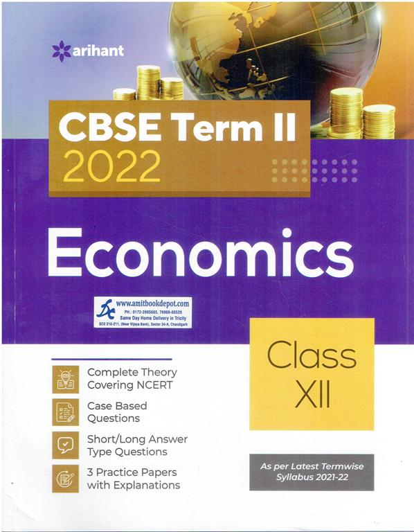 Arihant CBSE Term 2 2022 Economics Sample Papers for Class 12th