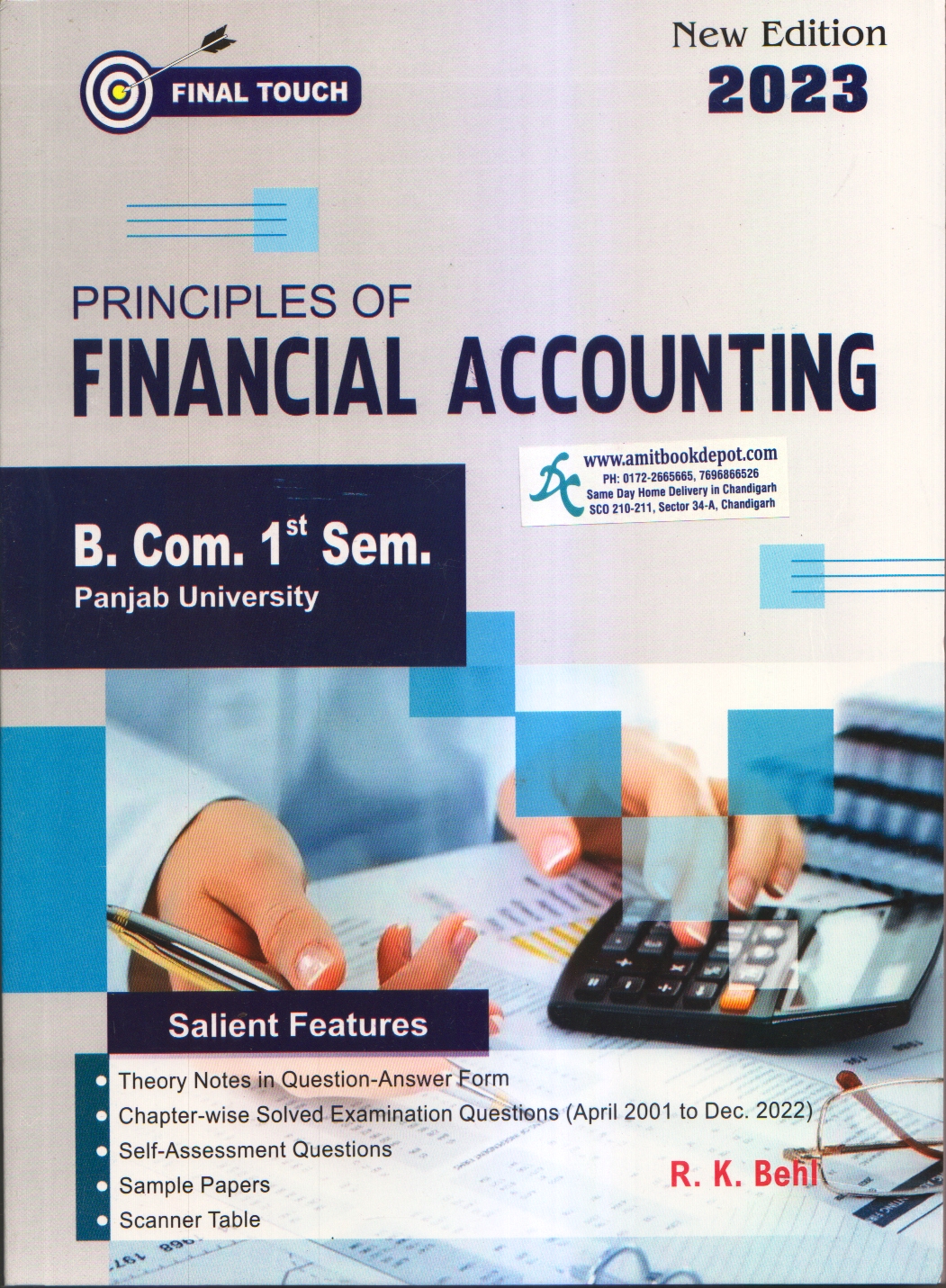 Final Touch Principles of Financial Accounting BCom 1st Semester PU Chandigarh