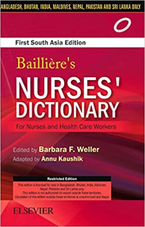 Baillieres Nurses Dictionary for Nurses and Health Care Workers