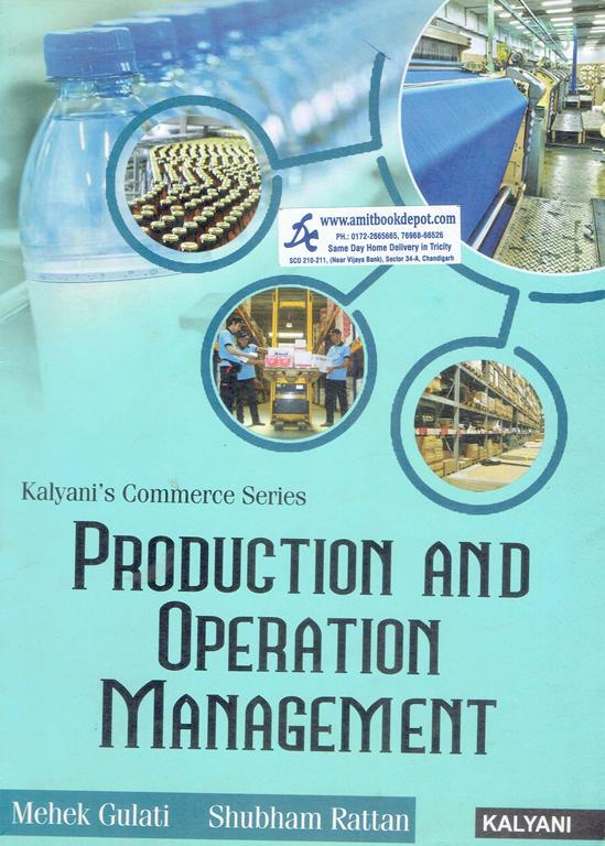 Kalyani Production and Operation Management Bcom 5th Semester Panjab University (OLD)