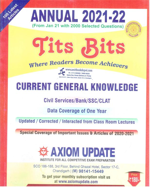 Tits Bits Current General Knowledge Annual Edition 2021-22