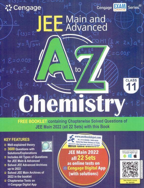 A To Z Chemistry for JEE Main Advanced Class 11th (NEW)